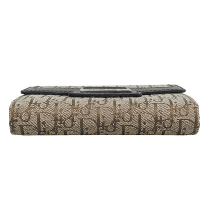 Dior Street Chic Trotter Canvas Leather Bifold Wallet — view 4