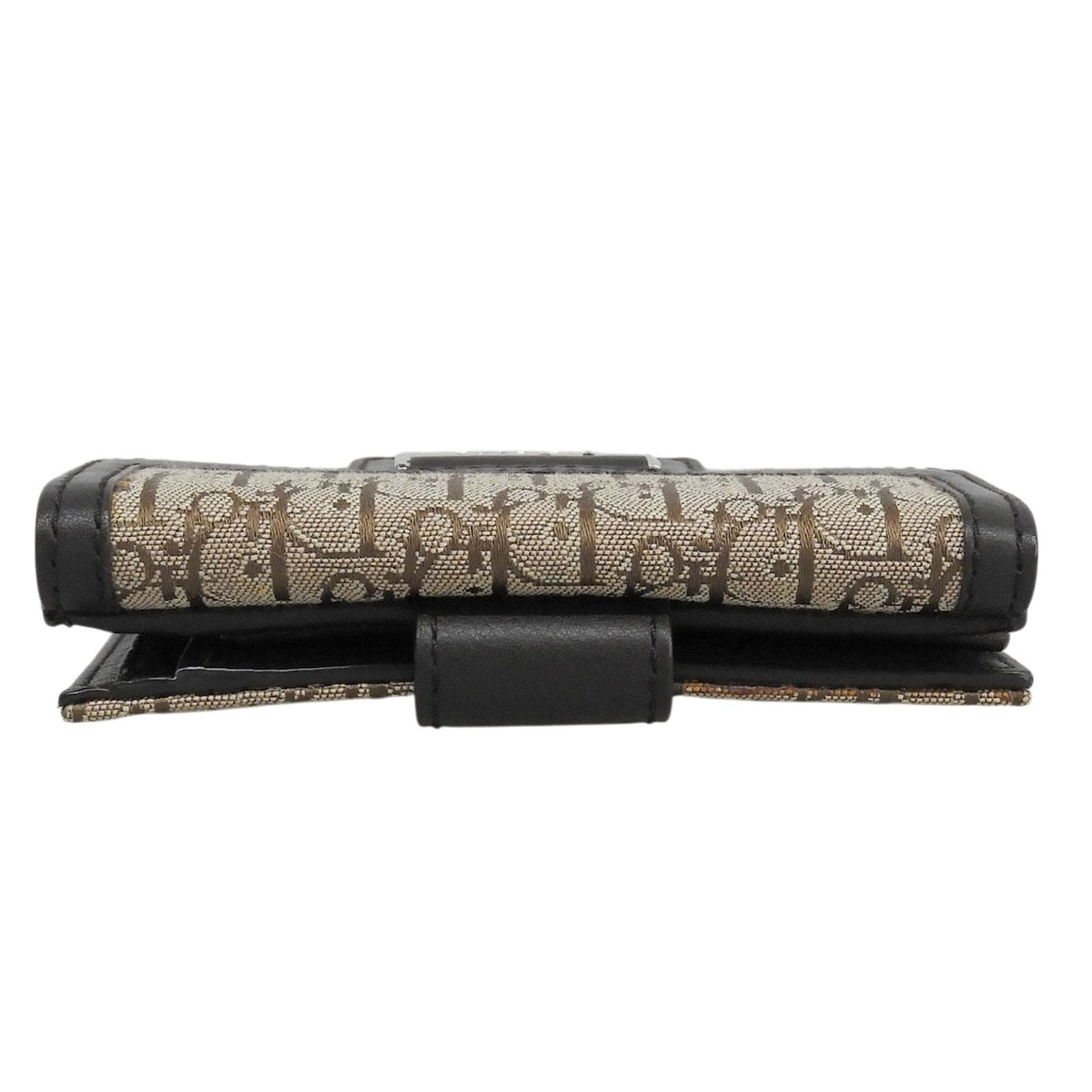 Dior Street Chic Trotter Canvas Leather Bifold Wallet — view 5
