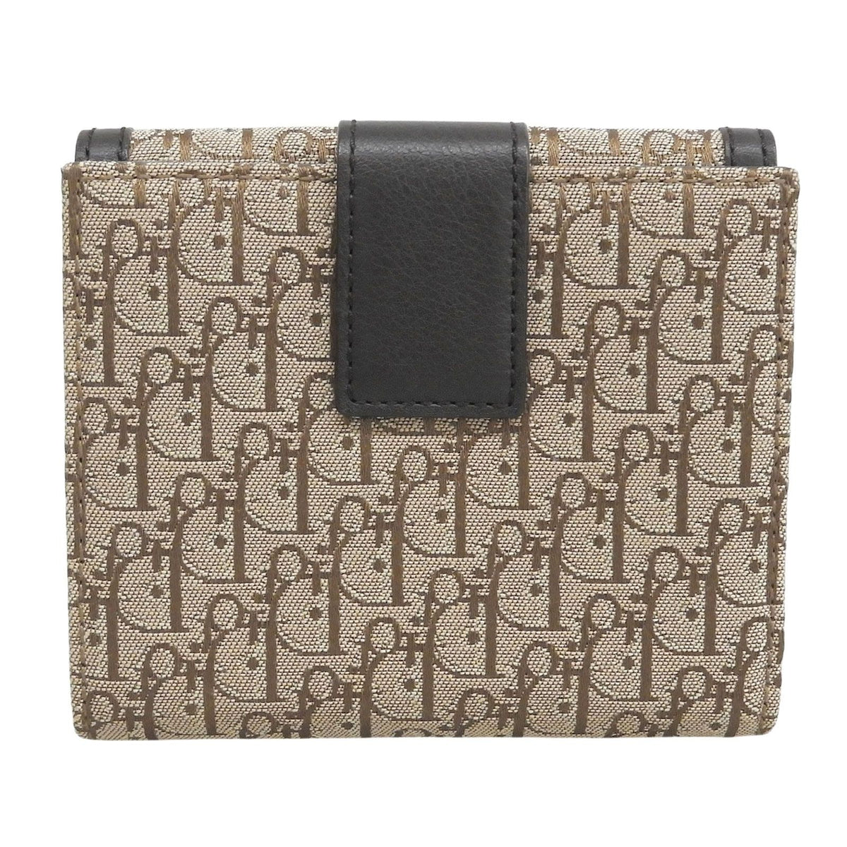 Dior Street Chic Trotter Canvas Leather Bifold Wallet — view 3