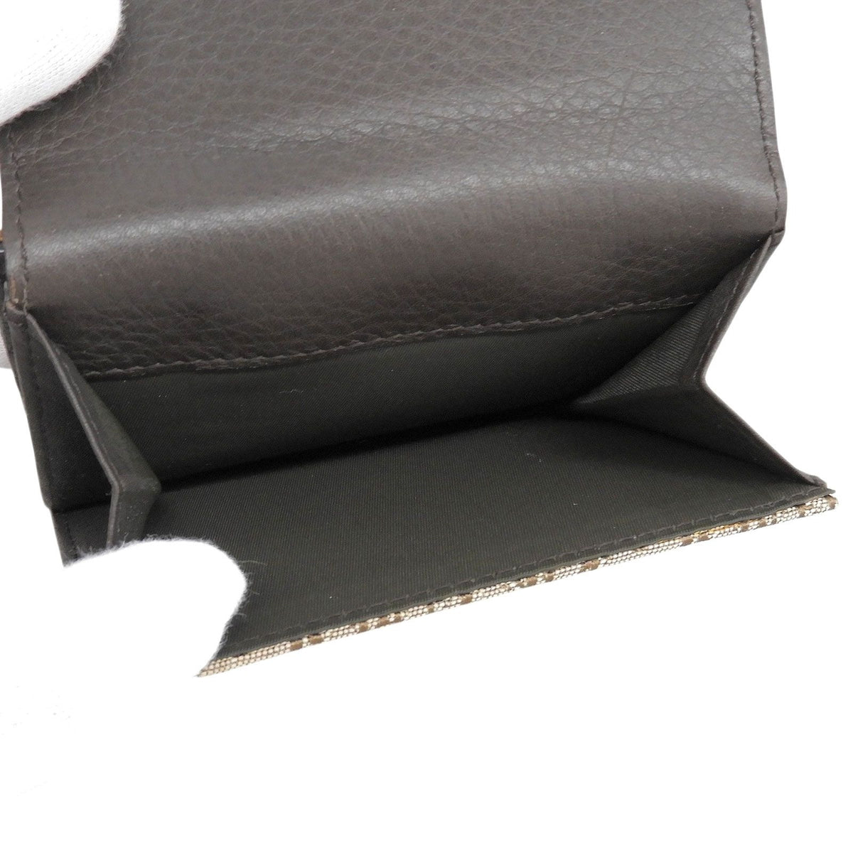 Dior Street Chic Trotter Canvas Leather Bifold Wallet — view 8