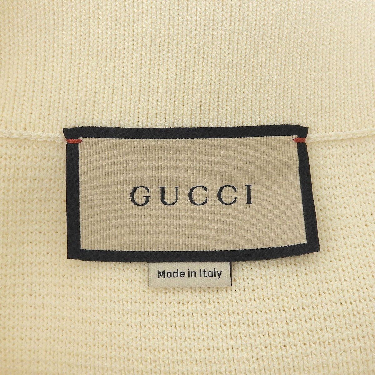 Gucci Wool 100% Side Zip Knit Fitted Skirt Ivory — view 6