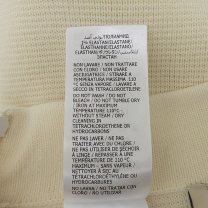 Gucci Wool 100% Side Zip Knit Fitted Skirt Ivory — view 8