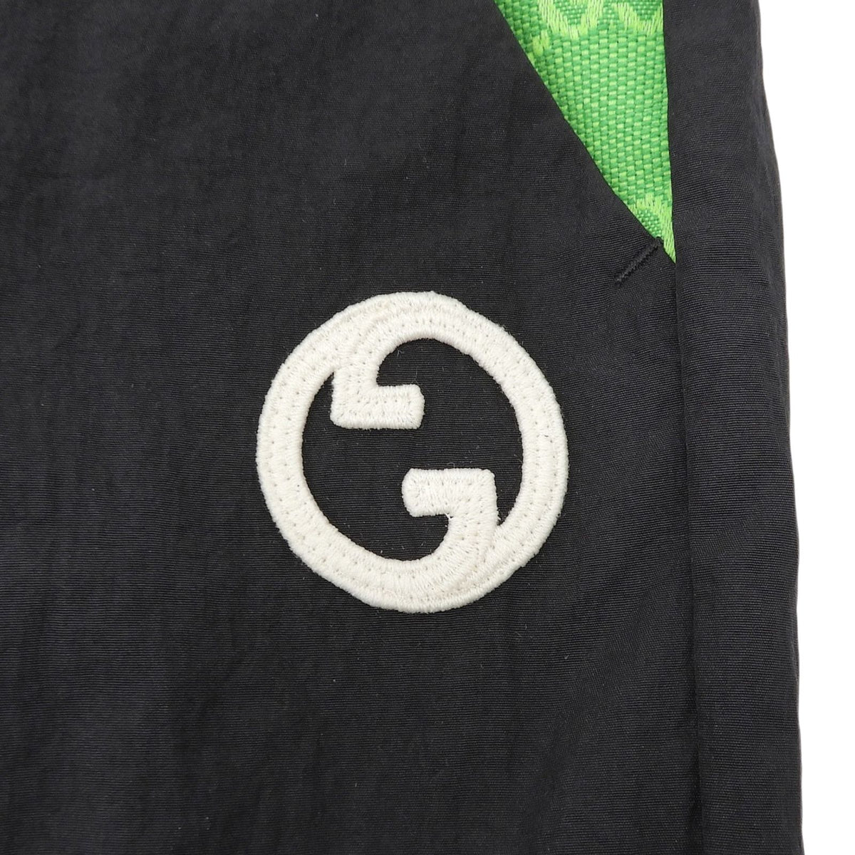 Gucci Training Pants GG Canvas Black Green XL — view 5