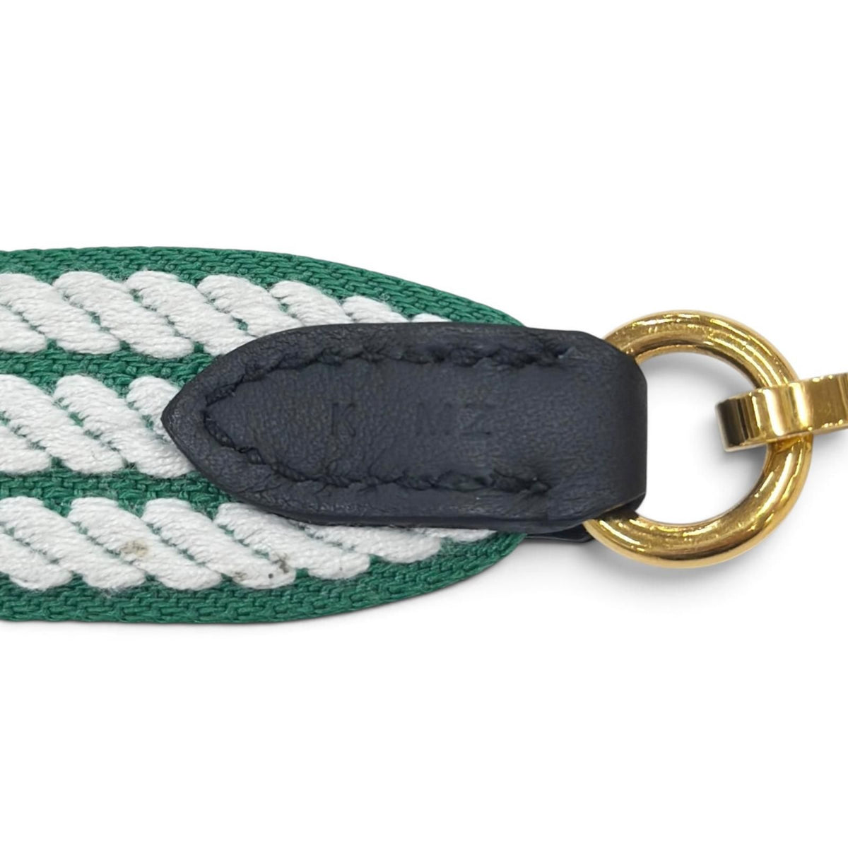 Hermes Canvas Leather Gold Bandouliere Sangle Cordage 25 Shoulder Strap — view 6