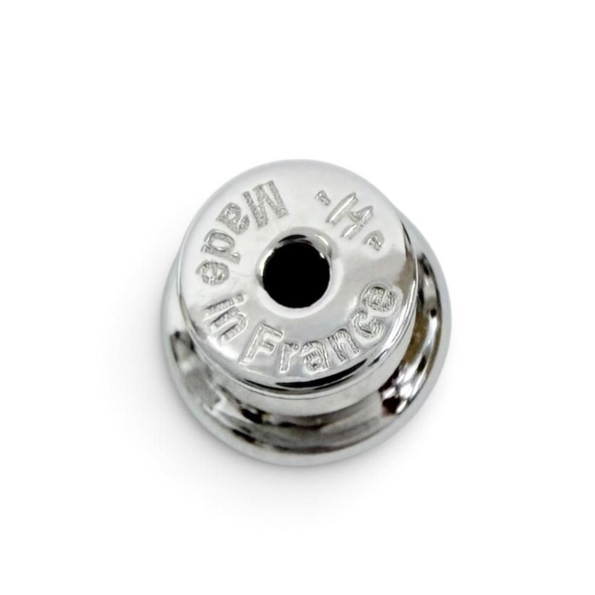Hermes Mini Maillon Silvery Chaine D'ancre Earrings Silver Black — view 7