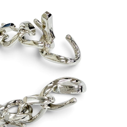 Tiffany & Co Forge Medium Link Bracelet High Polish Silver — view 4