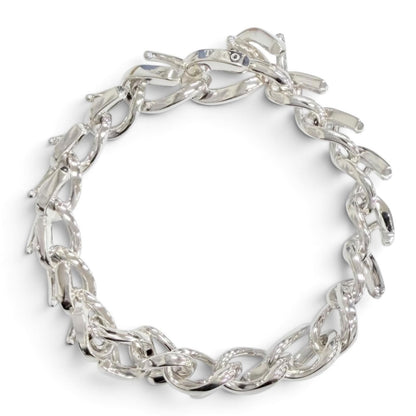 Tiffany & Co Forge Medium Link Bracelet High Polish Silver