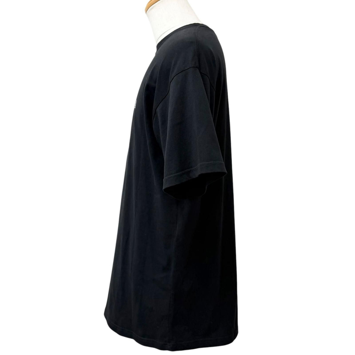 Balenciaga Cotton 100% BB Logo Print Short Sleeve T-Shirt Black XS — view 3