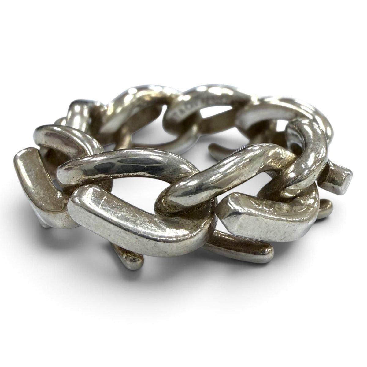 Tiffany & Co Forge Link Ring Silver