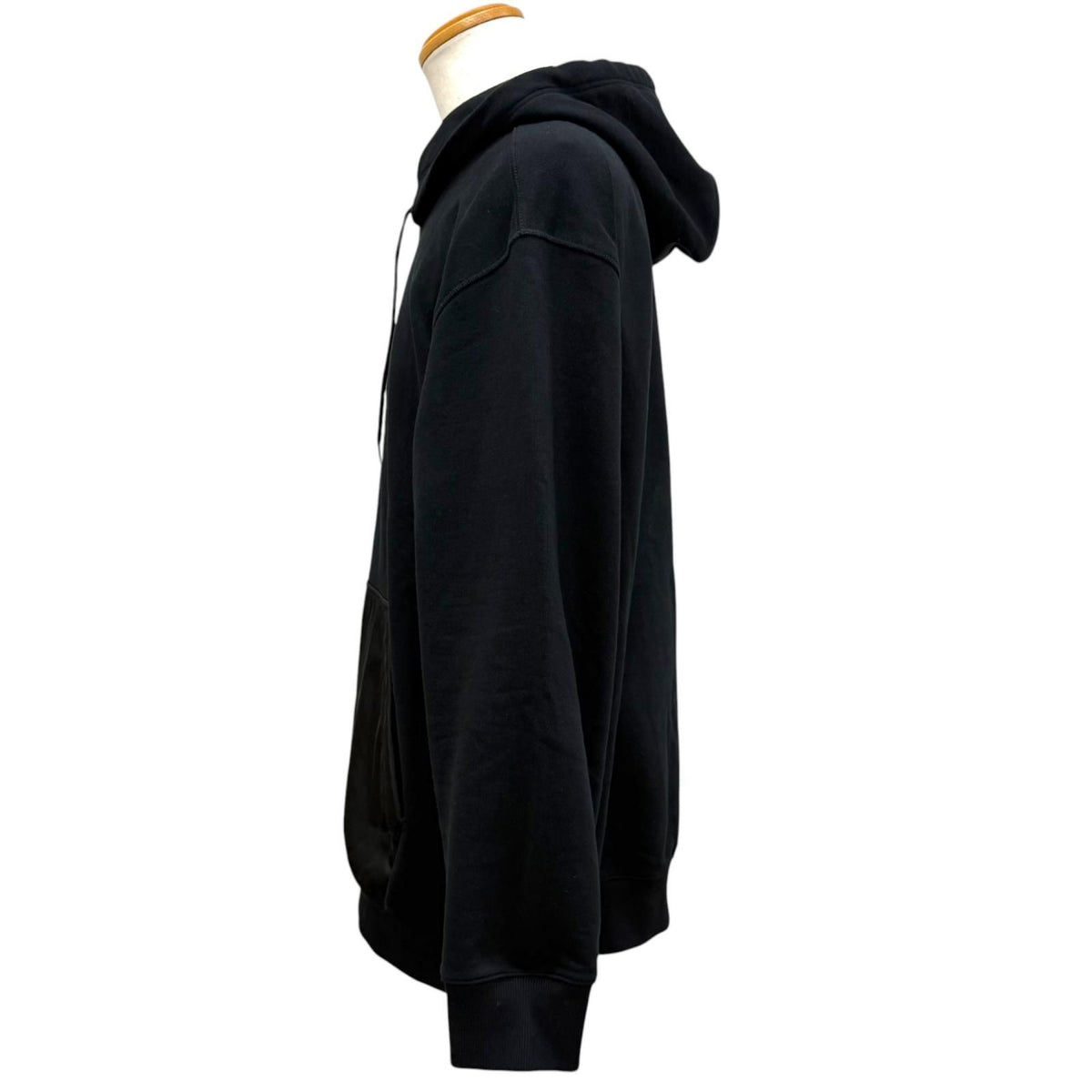 Prada Re-Nylon Triangle Logo Pullover Hoodie Black XL — view 3