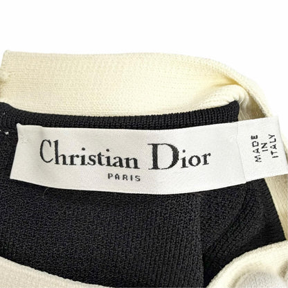 Dior Short Straight Dress Sleeveless Bicolor 38 — view 6