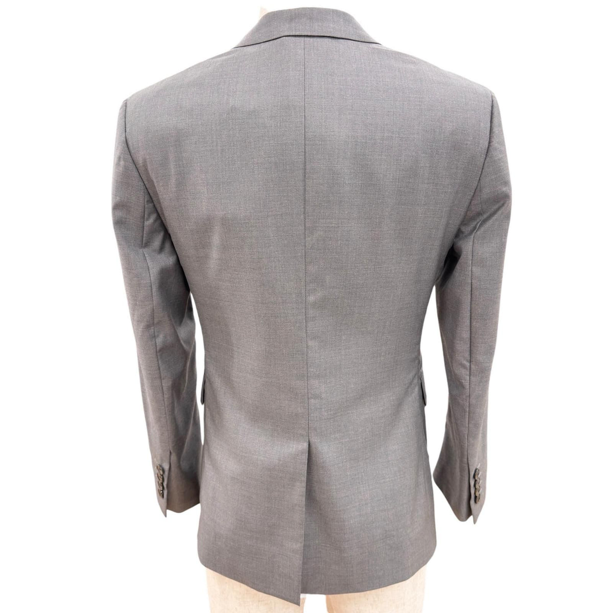 Dior Wool Silk Single Tailored Jacket Gray 42 — view 4