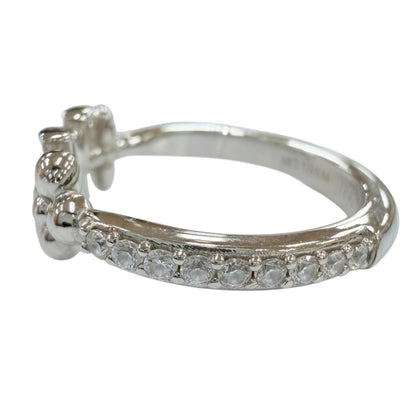 Louis Vuitton Ring LV Iconic Rhinestone Silver M JP — view 3