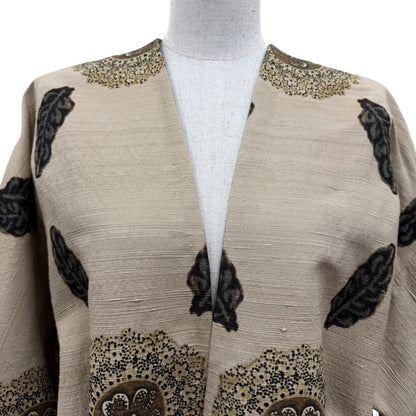 Dior Silk 100% Floral All Over Print Design Reversible Kimono Coat 40 — view 3