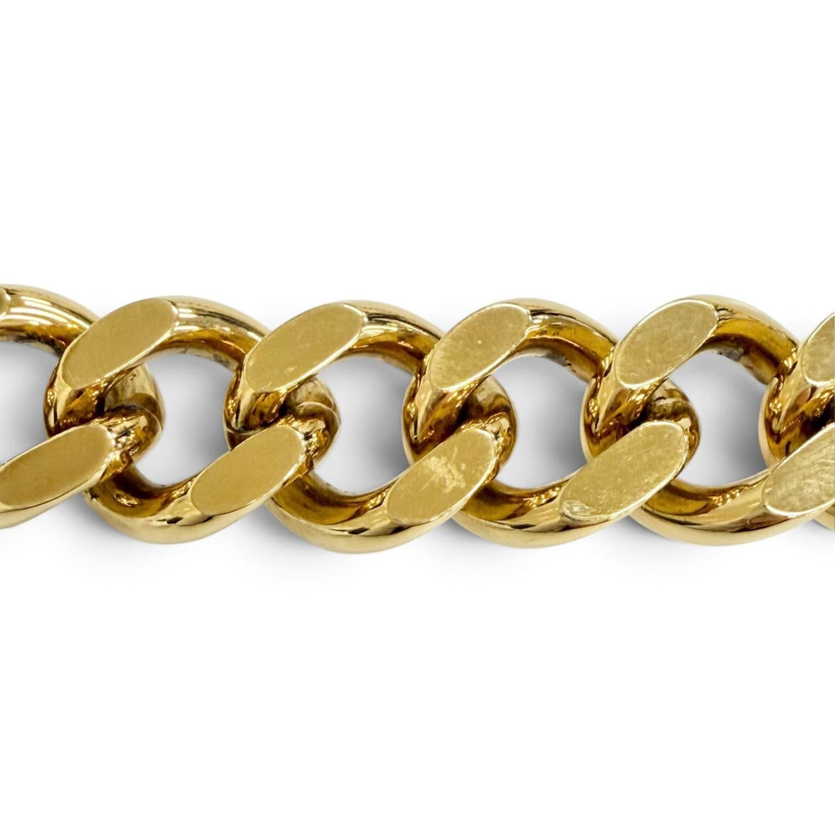 Chanel Vintage 94P CC Logo Coin Motif Plate Chain Belt Gold — view 7
