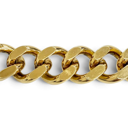 Chanel Vintage 94P CC Logo Coin Motif Plate Chain Belt Gold — view 7