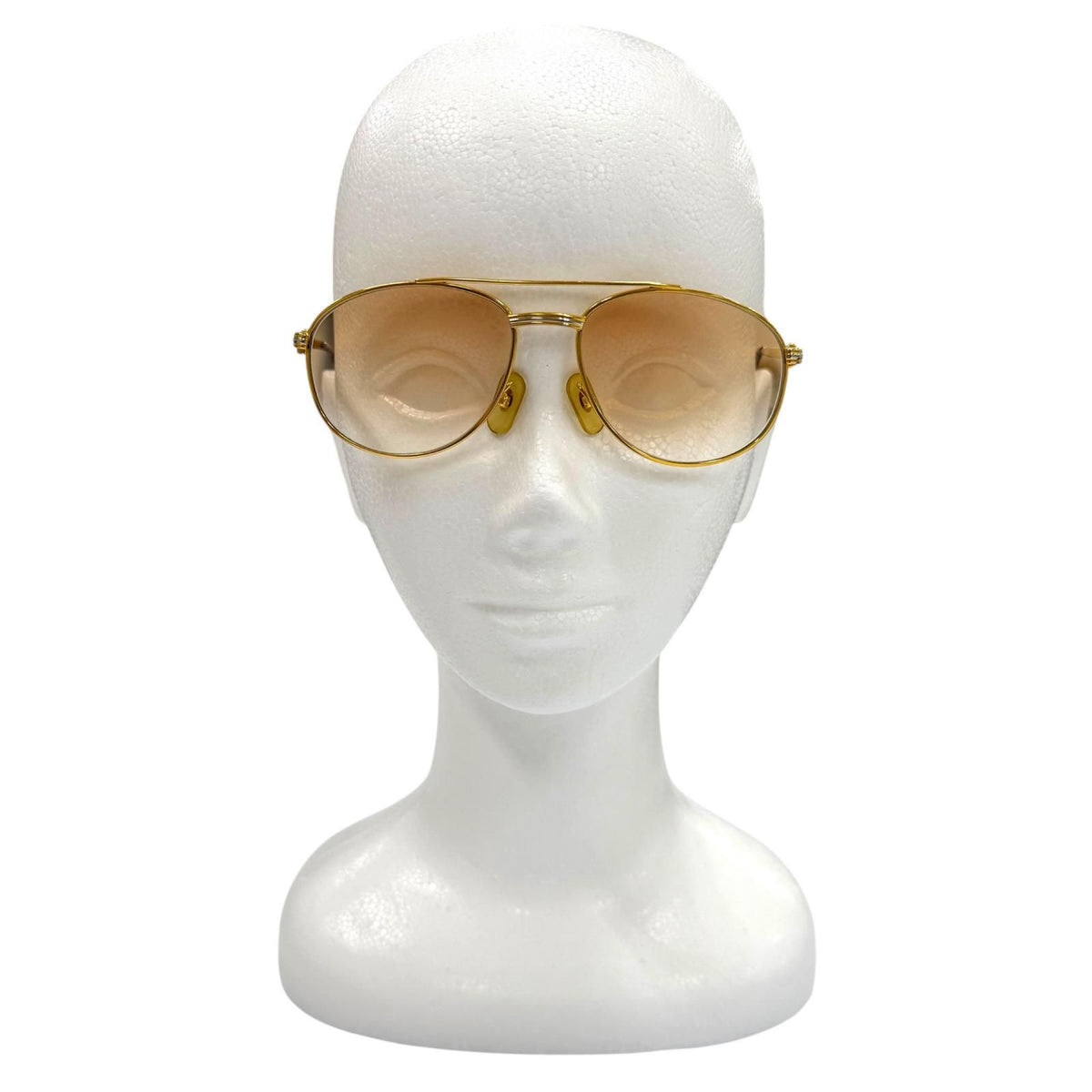 Cartier Vintage Trinity Two Bridge Teardrop Gradient Eyewear Sunglasses 54 16 — view 2