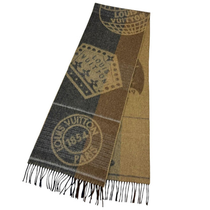 Louis Vuitton Angora Circle Logo Scarf — view 3