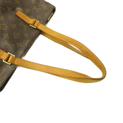 Louis Vuitton Monogram Cabas Piano Tote Bag All Over Print Leather Brown — view 5