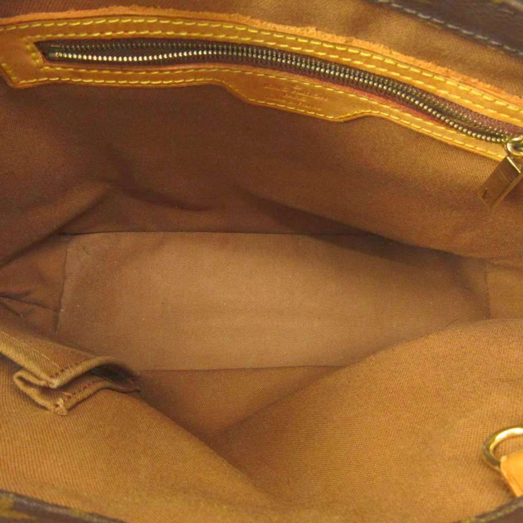 Louis Vuitton Monogram Cabas Piano Tote Bag All Over Print Leather Brown — view 6