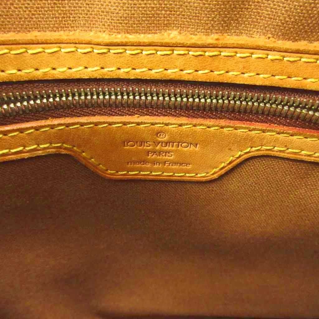 Louis Vuitton Monogram Cabas Piano Tote Bag All Over Print Leather Brown — view 7