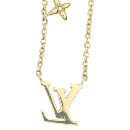 Louis Vuitton LV Iconic Necklace Rhinestone Plated Gold — view 3