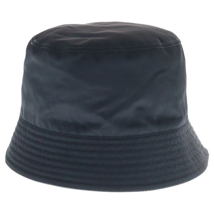 Prada Re-Nylon Triangle Logo Bucket Hat Black — view 2
