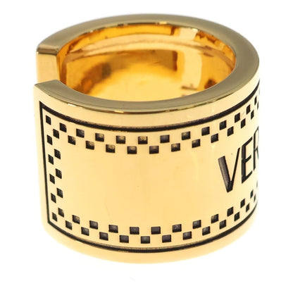 Versace Logo Ring Plated Gold — view 3