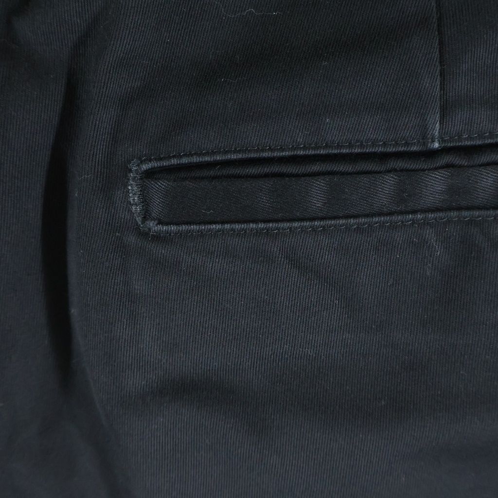 Celine Chino Cotton Cross Slim Pants Black — view 6