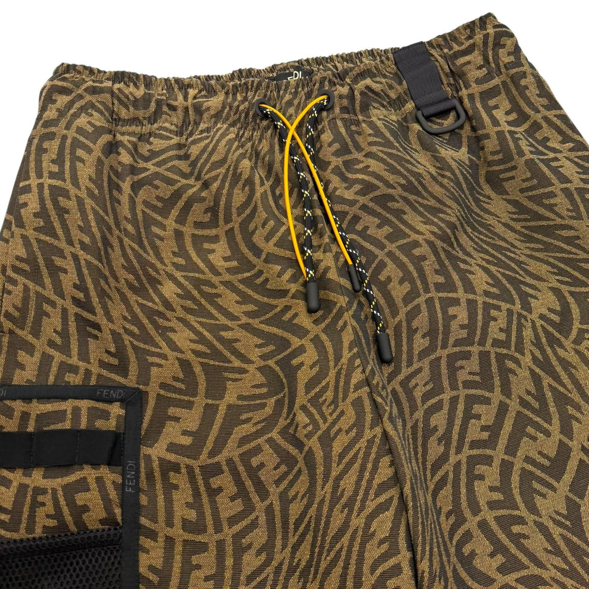 Fendi FF Vertigo Detachable 2-Way Siege Pants Brown 52 — view 4