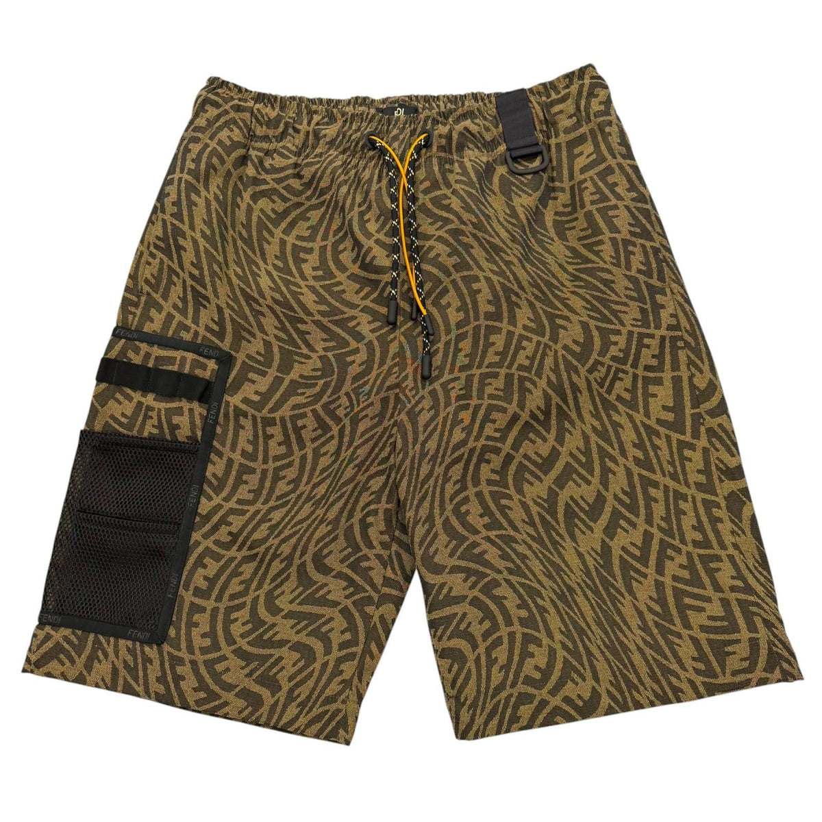 Fendi FF Vertigo Detachable 2-Way Siege Pants Brown 52 — view 2