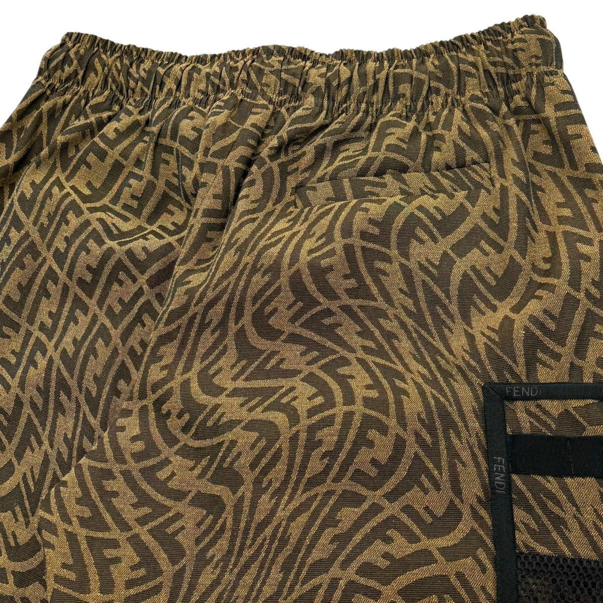 Fendi FF Vertigo Detachable 2-Way Siege Pants Brown 52 — view 5