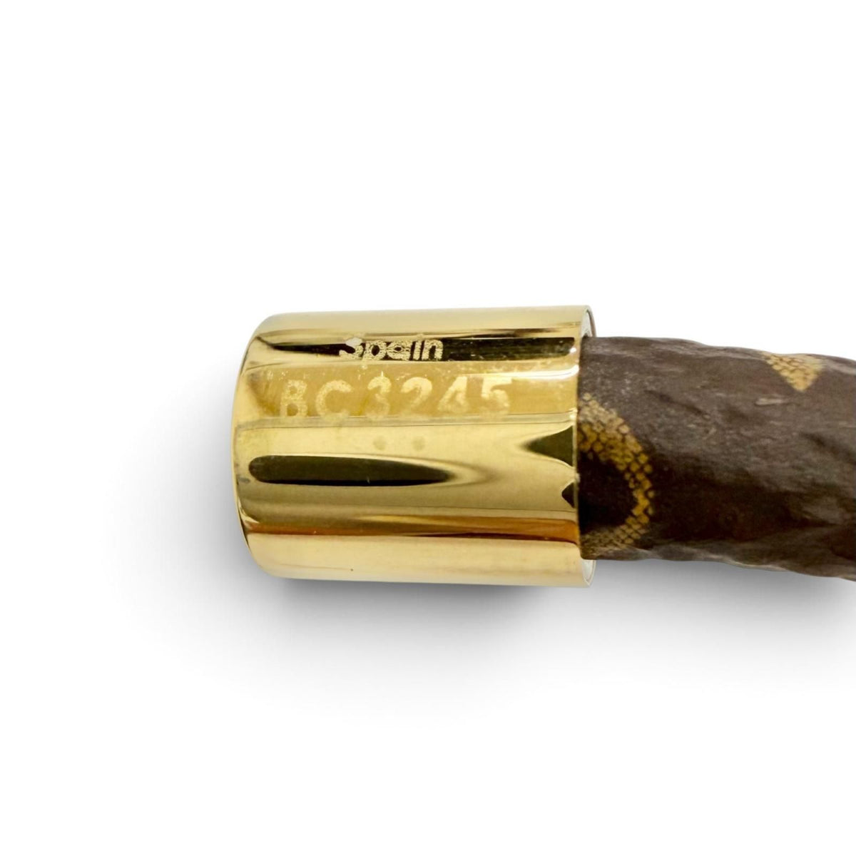 Louis Vuitton LV Confidential Monogram Canvas Bracelet Gold — view 8