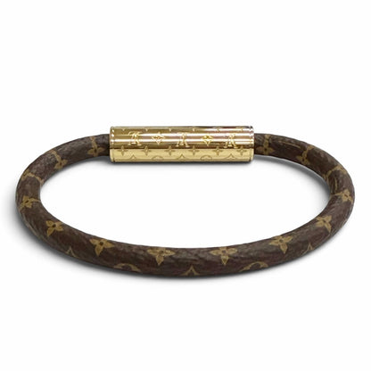 Louis Vuitton LV Confidential Monogram Canvas Bracelet Gold — view 5