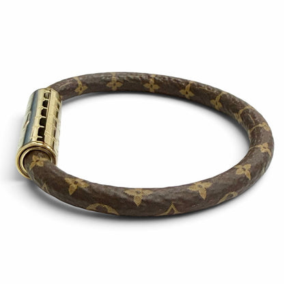Louis Vuitton LV Confidential Monogram Canvas Bracelet Gold — view 4