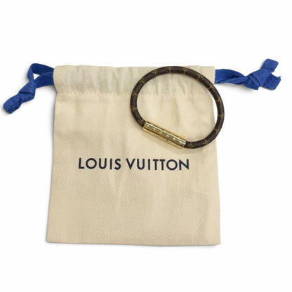 Louis Vuitton LV Confidential Monogram Canvas Bracelet Gold — view 2