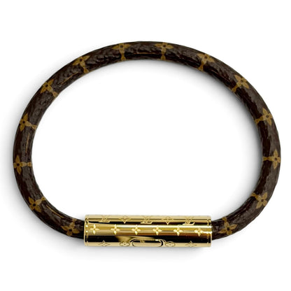 Louis Vuitton LV Confidential Monogram Canvas Bracelet Gold — view 6