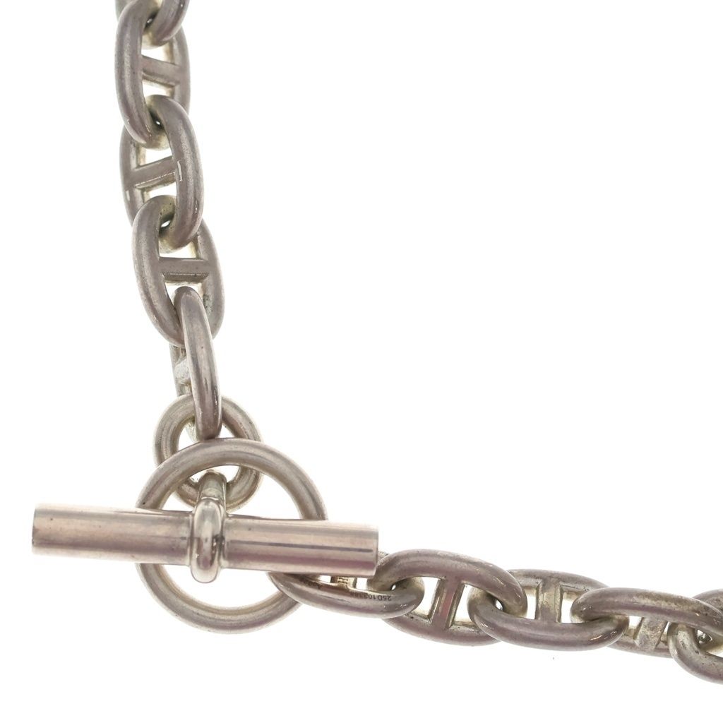 Hermes Chaine D'ancre MM Necklace 39 Links Silver