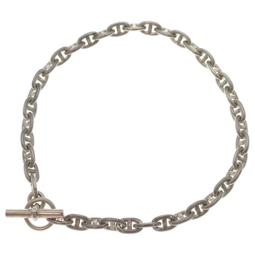 Hermes Chaine D'ancre MM Necklace 39 Links Silver — view 2