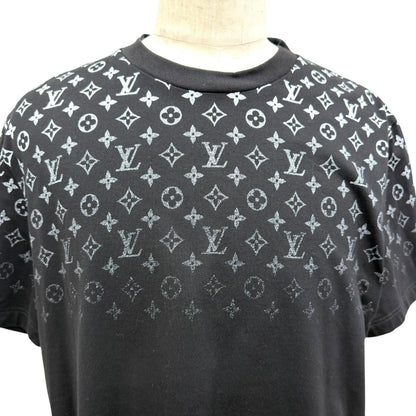 Louis Vuitton Monogram Gradient Cotton Short Sleeve T-Shirt Black XL — view 2