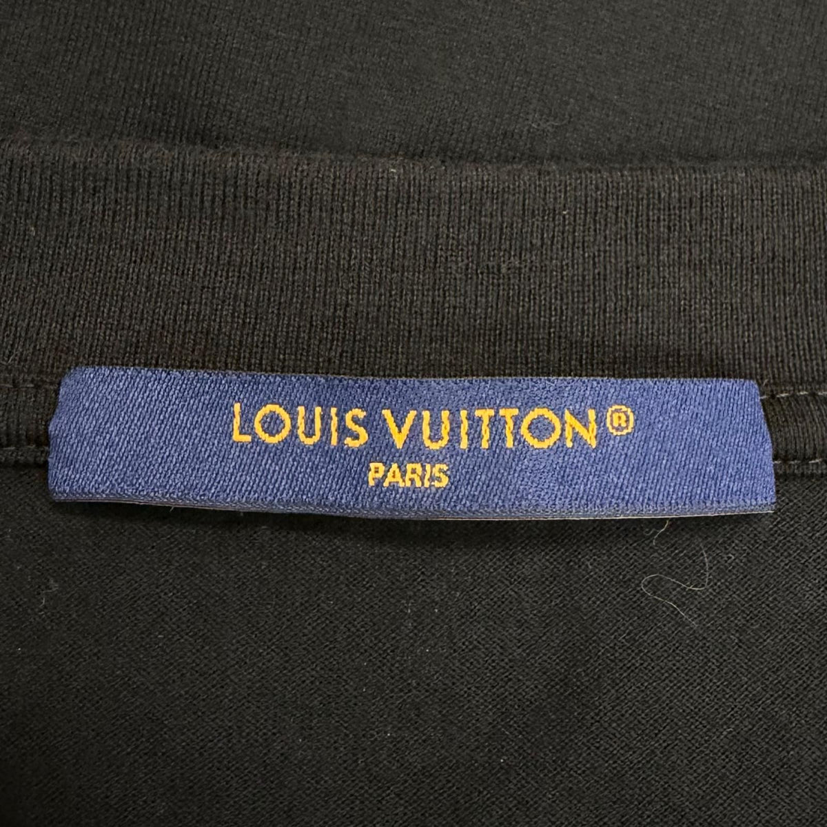 Louis Vuitton Monogram Gradient Cotton Short Sleeve T-Shirt Black XL — view 5