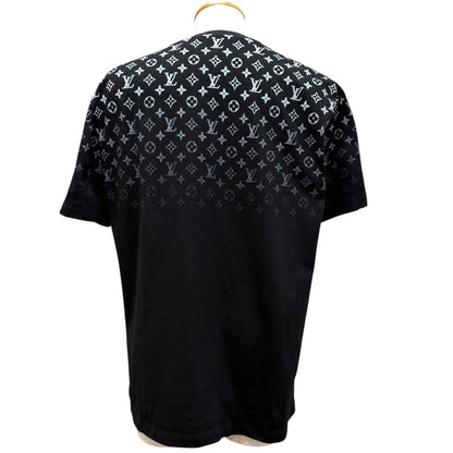 Louis Vuitton Monogram Gradient Cotton Short Sleeve T-Shirt Black XL — view 4