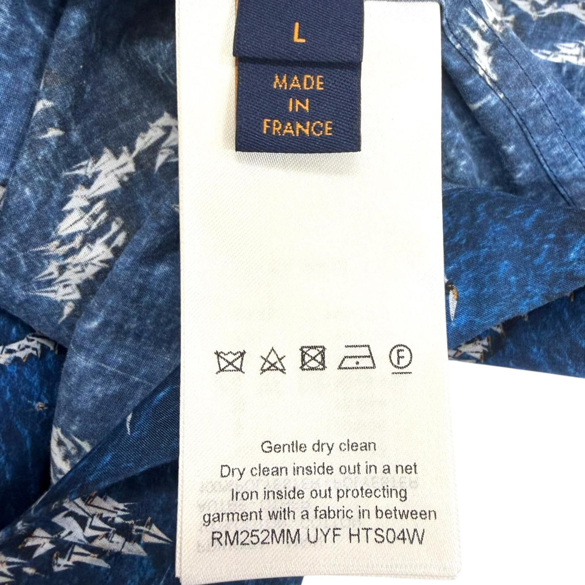 Louis Vuitton Print Monogram Short Sleeve Shirt Blue — view 7