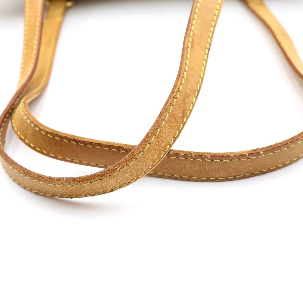 Louis Vuitton Damier Azur Totally MM Handbag Beige Leather — view 7