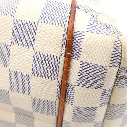 Louis Vuitton Damier Azur Totally MM Handbag Beige Leather — view 5
