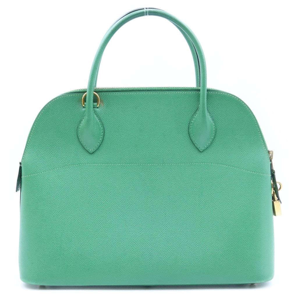 Hermes Bolide 31 Veau Epsom 2-Way Shoulder Bag Green Gold — view 2