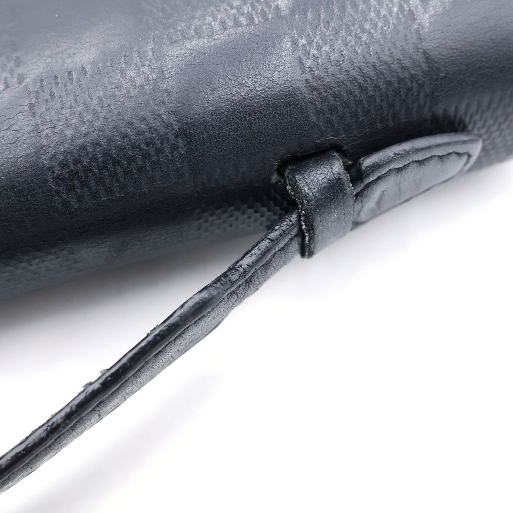 Louis Vuitton Damier Infini Zippy XL Leather Wallet Black — view 4