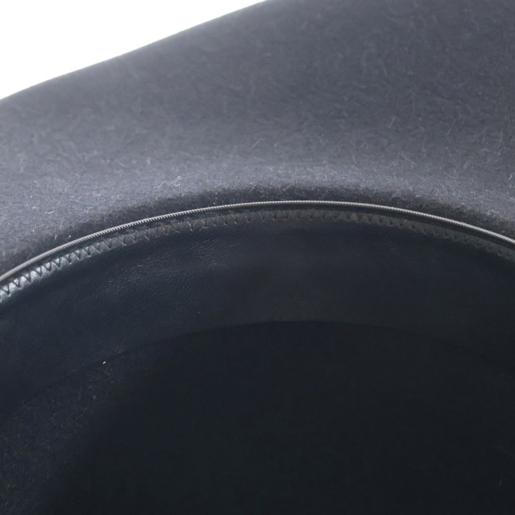 Dior Homme Kris Van Assche Era Rabbit Fur Hat Black — view 5
