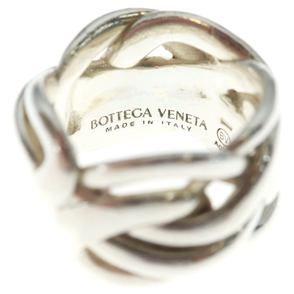 Bottega Veneta Tone Ring Silver — view 4