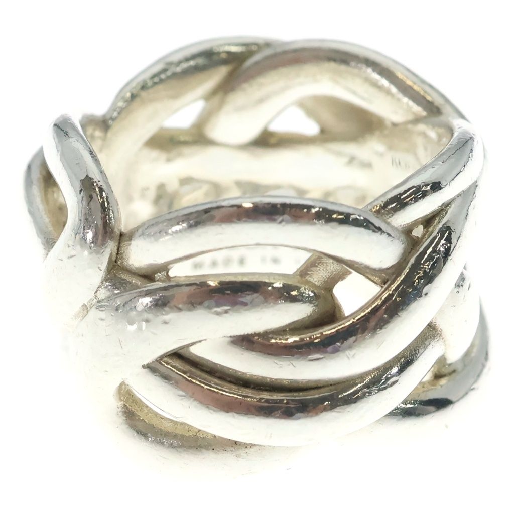 Bottega Veneta Tone Ring Silver